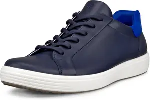 Мужские мягкие слипоны ECCO Soft 7 Easy, Marine/Virtual