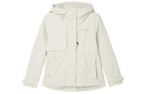 Columbia Городская куртка ветровка для активного отдыха на открытом воздухе, водонепроницаемая и ветрозащитная, женская, цвета экрю, Ecru