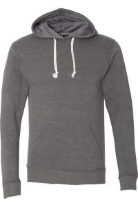 Толстовка с капюшоном из флиса Triblend от J. America, цвет smoke triblend