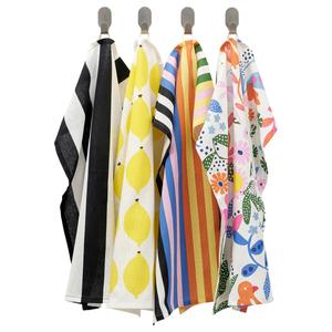 Полотенце кухонное Ikea Rinnig с разноцветным узором, 45х60 см