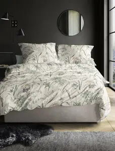 Комплект постельного белья премиум-класса из фланели Koala 8425, цвет натуральный, размер 155x220+80x80 Irisette GmbH & Co. KG