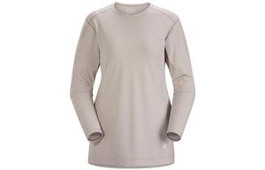 Футболка с втачным рукавом Women's Arcteryx, mist розовый серый/verra heather