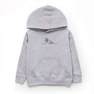Графический худи с вышитым снеговиком The Juniper Shop, Heather Grey