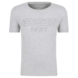Футболка стандартного кроя Guess, серый
