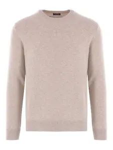 Свитер с круглым вырезом Zegna, нейтральный