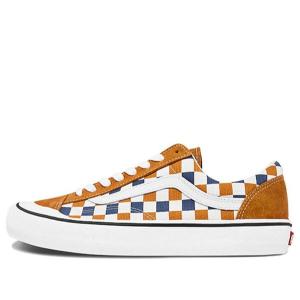 Кроссовки style 36 blue yellow 'blue yellow white' Vans, синий