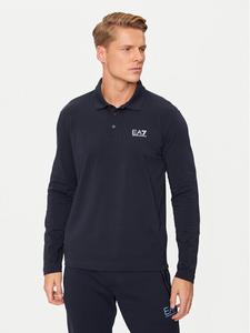Рубашка поло стандартного кроя Ea7 Emporio Armani, синий