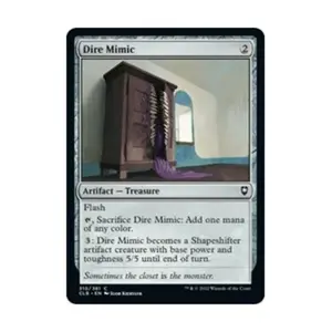 CCG Жуткий мимик (C) (фольга), MTG - Commander Legends - Battle for Baldur's Gate