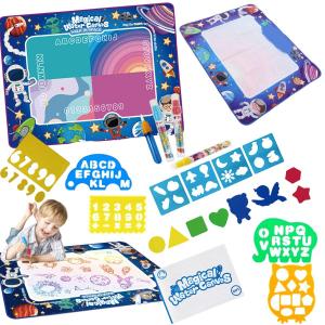 Водный коврик с набором рисунков на космическую тему. Шаблон шаблонов водных маркеров. Inna marka