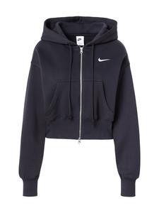 Толстовка с капюшоном на молнии Nike Sportswear PHNX FLC, черный
