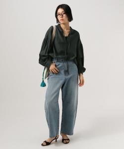 Прозрачная туника с объемными рукавами Bayflow, цвет Charcoal 18