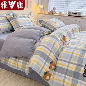 Yalu Пододеяльник 200х230 см, фланель, дизайн Three Little Bears