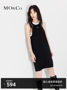 Платье Moco без рукавов, черный