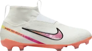 Кроссовки Marcus Rashford x Zoom Mercurial Superfly 9 Pro FG GS 'Better Believe It', белый
