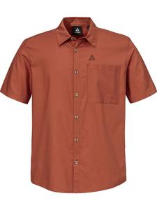 Schöffel Рубашка на пуговицах 'Kalmen' красная, Regular fit