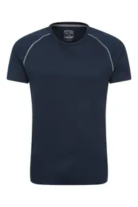 Спортивная футболка с защитой от ультрафиолета Тренажерный зал Бег Ходьба Mountain Warehouse, синий