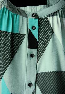 Блуза MIT GRAFISCHEM MUSTER Cecil, зеленый