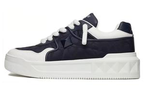 Кроссовки Garavani One Stud Xl на шнуровке Valentino, Deep Sea Blue