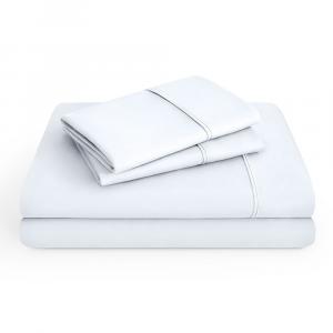 Комплект ультрамягких простыней с двойной щеткой Bare Home, белый