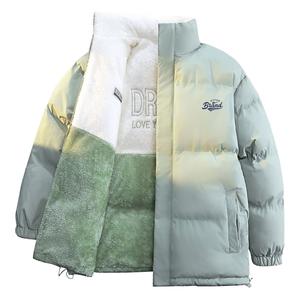 Пуховик Unisex Stand Collar с подкладкой из флиса WARRIOR, matcha зеленый