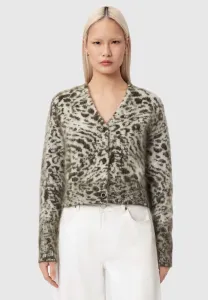 Витой кардиган Allsaints, Chalk White/Green