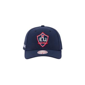 Бейсболка Mitchell & Ness x EMOTIONALLYUNAVAILABLE из полиэстера унисекс Mitchell Ness, marine синий