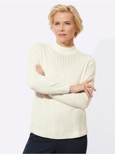 Свитер с воротником-стойкой цвета экрю WITT WEIDEN