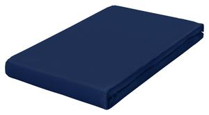 Простынь frottex махровая ткань Schlafgut, темно-синий