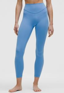 Леггинсы WUNDER UNDER SMOOTHCOVER HIGH-RISE ANKLE LENGTH lululemon, синий