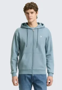 Толстовка с капюшоном на молнии Tom Tailor Denim, Citadel Blue