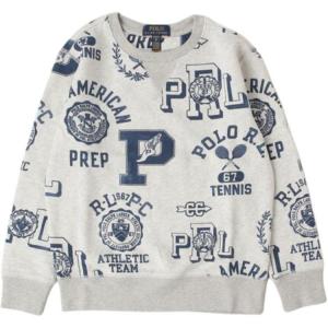 Серый детский свитшот Polo Ralph Lauren