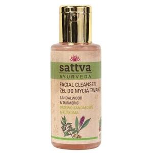 Очищающий гель для лица с сандалом и куркумой, 100 мл Satva, Facial Cleanser, Sattva