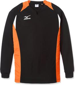 Волейбольная толстовка Mizuno 59SV324, черный/оранжевый