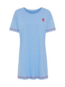 Ночная рубашка с синим принтом LSCN BY LASCANA