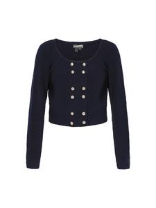 Женский кардиган темно-синего цвета DreiMaster Vintage