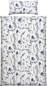 Постельное белье Erwin Müller 209527 2-teilig, синий - белый - 135 х 200 см