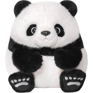 Плюшевая кукла Giant Panda в круглых очках, высота 29 см NATURALISM