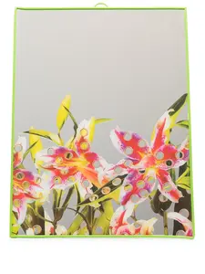 Зеркало с принтом Seletti, зеленый