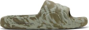 Кроссовки Adilette 22 'Olive Strata Camo', зеленый
