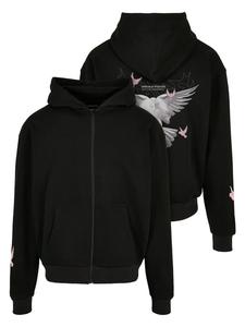 Толстовка с капюшоном на молнии Mister Tee черного цвета Mister Tee