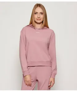 Толстовка Shuffle Relaxed fit Hugo Bodywear, розовый