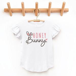 Футболка с рукавами-крылышками Honey bunny The Juniper Shop, White