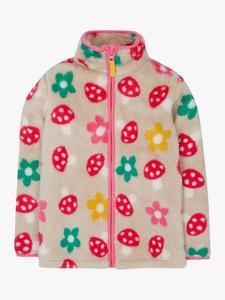 Детская куртка Ted Fleece на молнии Frugi, Mushroom Field
