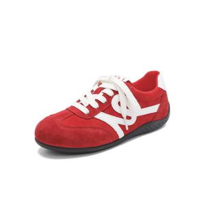 JOSINY Женские красные повседневные туфли с амортизацией, износостойкие, дышащие, легкие