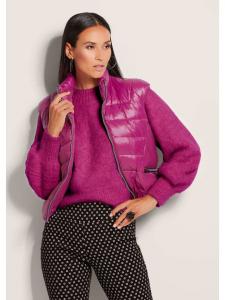 MADELEINE Стеганый жилет с подкладкой, цвет малиновый