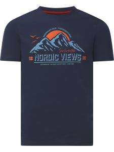 Футболка Jan Vanderstorm Svenbor, Navy/Light blue