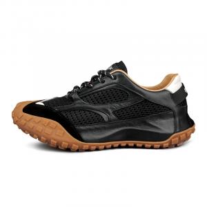 LOHAN·SIR Антискользящие и износостойкие низкие массивные кроссовки для мужчин с эффектом увеличения роста - черные, цвет Black