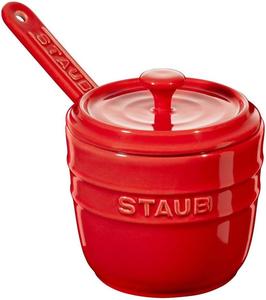 Сахарница STAUB с ложкой, вишнево-красная, 9 см