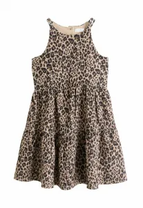 Летнее платье прямого кроя на бретелях Next, Animal