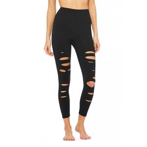 Женские леггинсы ALO RIPPED WARRIOR RIPPED WARRIOR Alo Yoga, черный